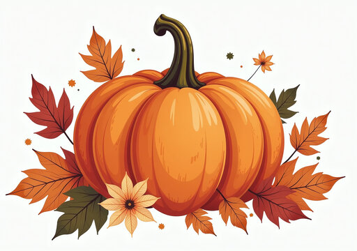 elegant pumpkin graphics template fall events catering planning