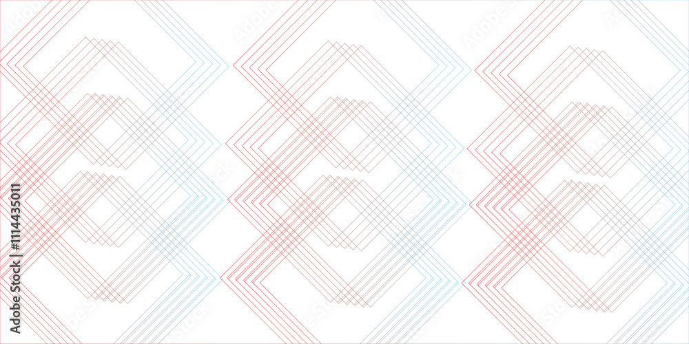 Poster a vector illustration featuring a seamless, colorful geometric pattern with abstract gradient color 