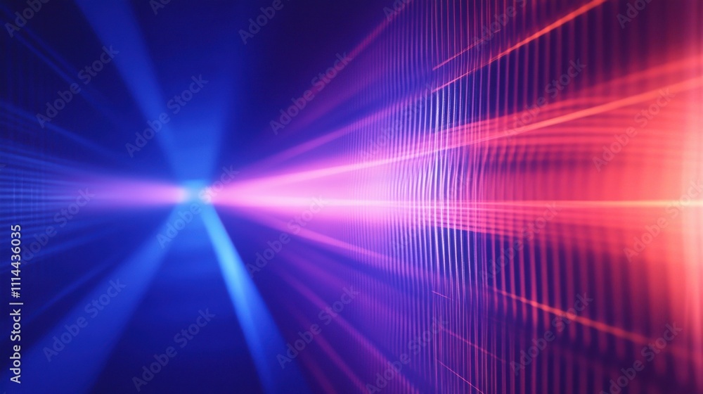 Poster colorful light streaks create a dynamic abstract background for modern design and art projects