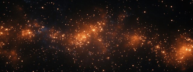 Fototapeta premium Vibrant nebula in a star-filled galaxy