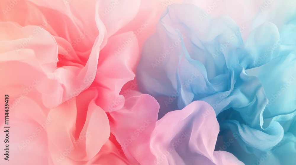 Poster soft color 3d render of modern abstract shapes for a background