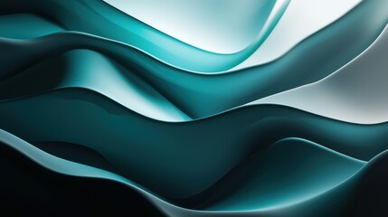 Fototapeta premium Futuristic Abstract Background with Smooth Gradients and Flowing Shapes for Creative Projects