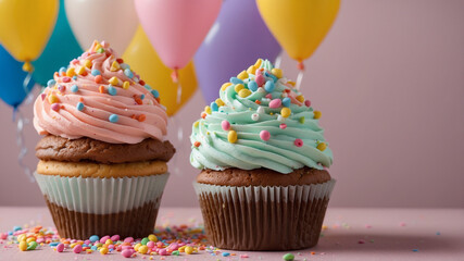 Colorful and Cute Tasty Cupcakes