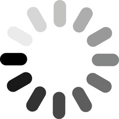 Loading icon. Video data load. Loading bar progress icon. Download progress. Loading status. Vector