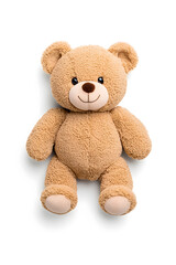 Obraz premium Teddy bear toy, isolated on white background