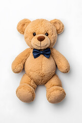 Obraz premium Teddy bear toy, isolated on white background