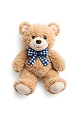 Obraz premium Teddy bear toy, isolated on white background