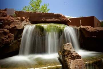 waterfall in the park