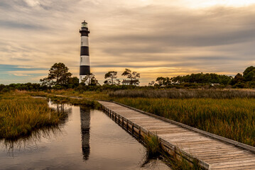Sunset Bodie Lighthouse