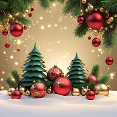 Happy Merri Christmas Day Background Design