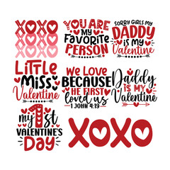 8 Valentine's Day Svg bundle