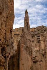 La buitrera canyon landscape, patagonia, piedra parada, chubut argentina