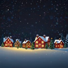 Fototapeta premium Christmas tree in the night