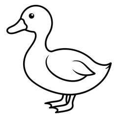 Duck. Duck icon. Vector