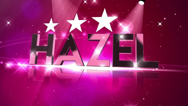 Name hazel with star