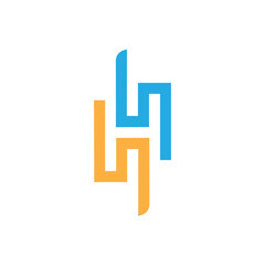 sh logo design vector template, initial sh letter logo, initial hs letter logo design vector, hs logo vector design, HS or SH monogram minimal elegant logo design vector illustration, letter SH logo.