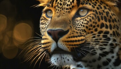 Obraz premium Close-Up of Majestic Leopard