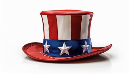 uncle sam hat with american flag