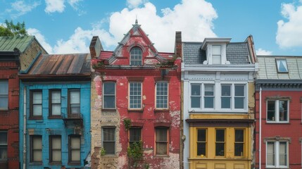  A blend of old and new architecture representing historical and modern population growth