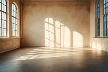 Fototapeta premium Empty room architecture building flooring.