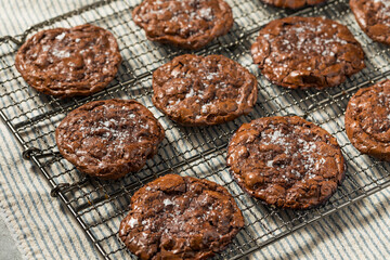 Homemade Flourless Double Chocolate Chip Cookies