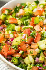 Homemade Persian Shiraz Salad