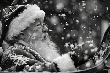 Black-and-white Christmas coloring page and its vibrant colored version for kids