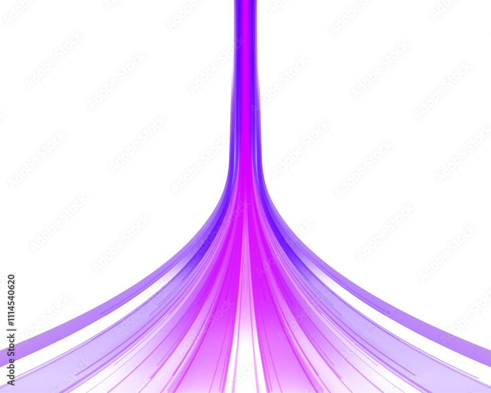 Fototapete Showcasing dynamic motion and high-speed energy in a transparent PNG. Cosmic explosion with glowing light flares and sparks in red and blue. 