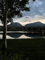 lake in the mountains
