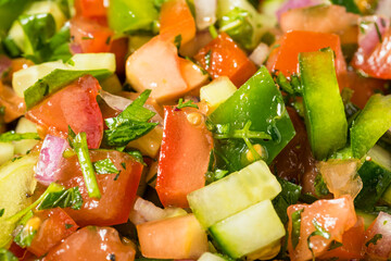 Homemade Persian Shiraz Salad