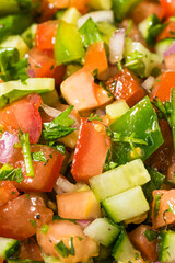 Homemade Persian Shiraz Salad