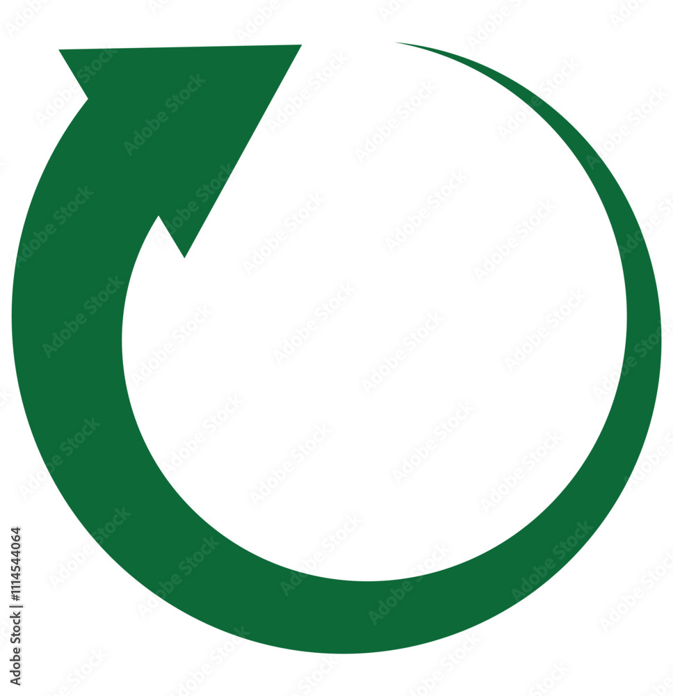 Poster circle arrow icon set vector illustration, refresh, reload, set of circle arrows rotating, different