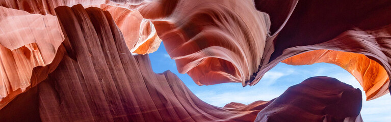Antelope Canyon in Arizona - abstract background