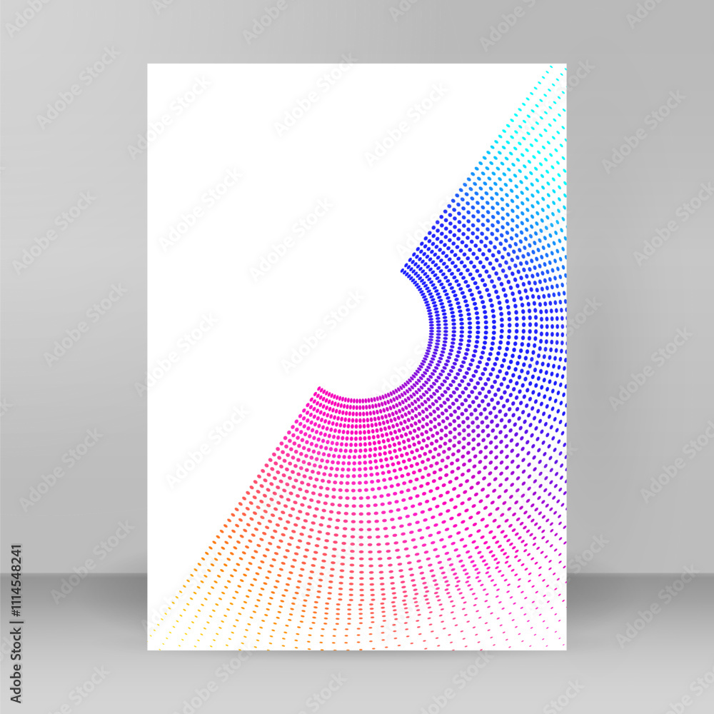 Poster advertisement flyer design elements circle lines waves. abstract golden element on white background 