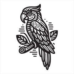 Illustrator Black and White Backgrounds with a Dove Icon