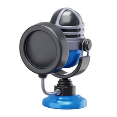 Podcast Asset 3D Illustration Icons