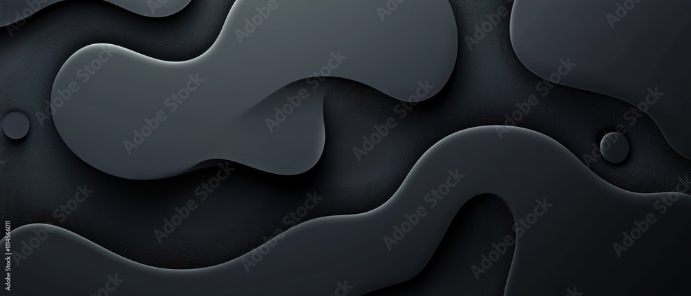 Aufkleber abstract dark gray wave pattern background design