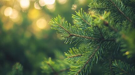 The scent of fresh pine fills the air, adding to the festive ambiance. 