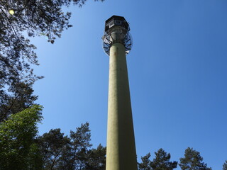 wieża widokowa górująca nad puszczą © Maciej