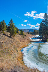 The beaver ponds trail at Mammoth Hot Springs, Yellowstone National Park © Jonathan