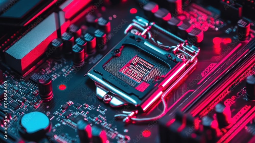 Poster Computer Motherboard Central Processing Unit Socket