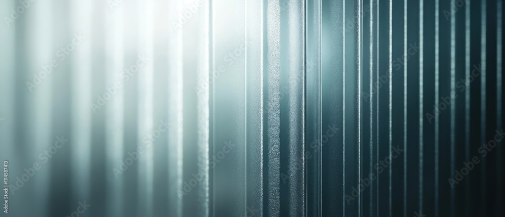 Poster light through vertical glass panels abstract texture