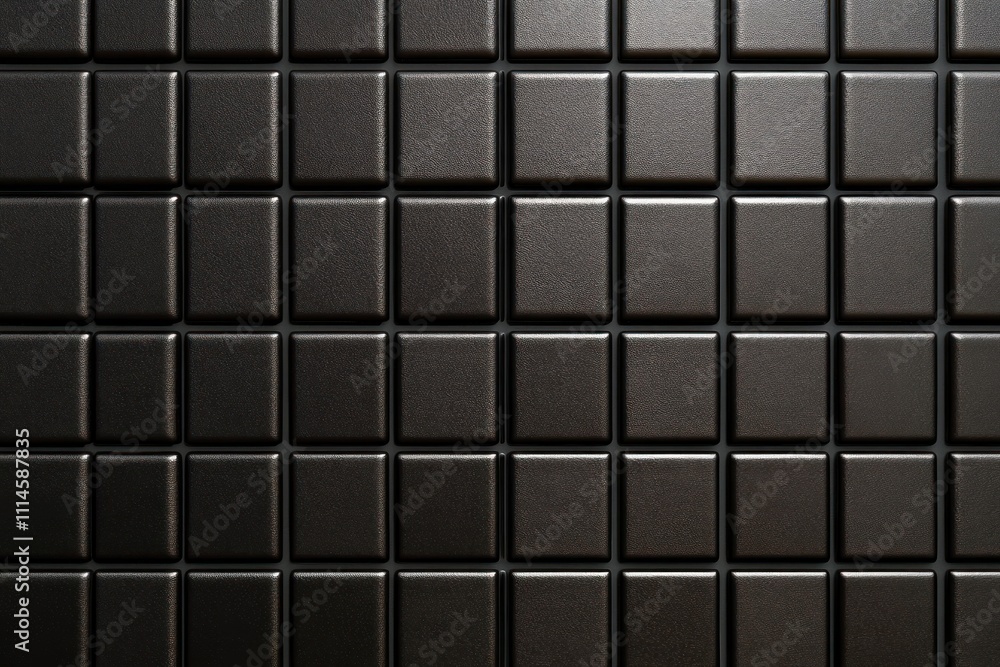 Poster dark square tiles patterned surface texture