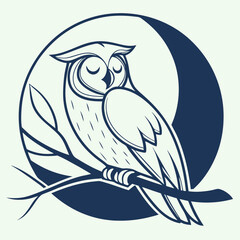Owl logo design