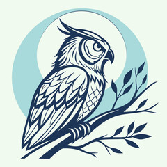 Owl logo design