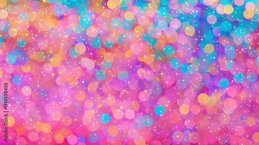 Poster pastel bokeh lights background abstract design