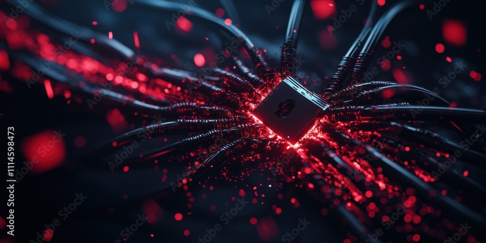 Poster Digital Security Network Data Protection System