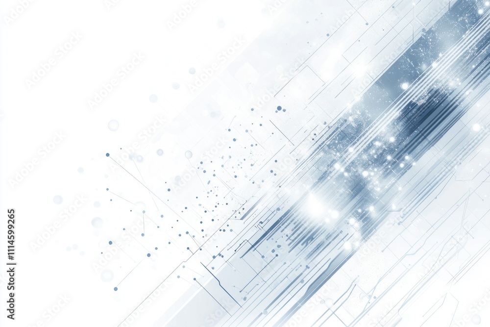 Poster abstract digital network technology background design