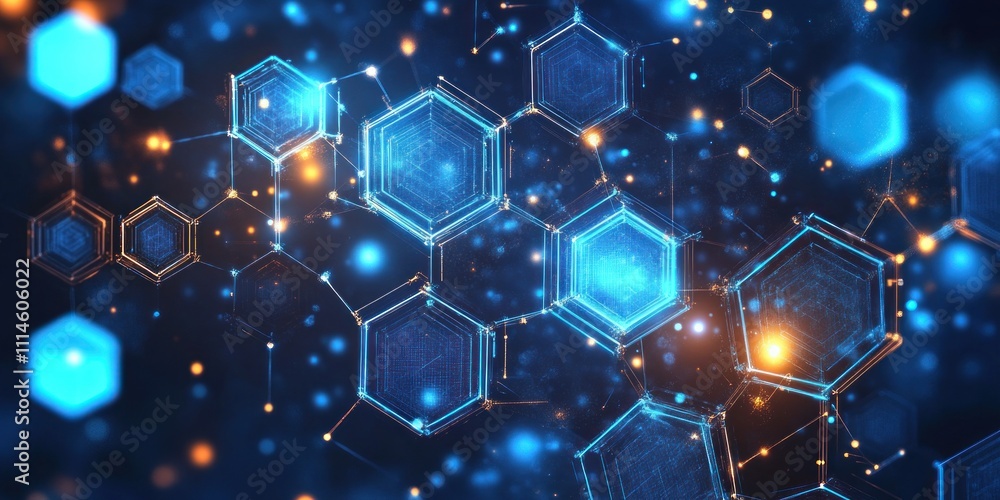 Poster Abstract Hexagonal Network Digital Structure