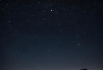 Fototapeta premium A night sky filled with twinkling stars against a dark background